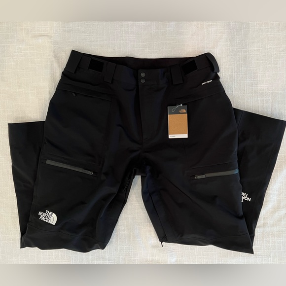 THE NORTH FACE DryVent men’s PWDRFLO TNF BLACK insulated ski SNOW PANTSXL